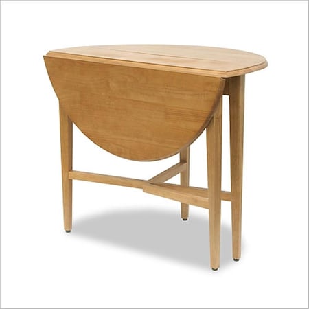 Basics Round Drop Leaf Kitchen Table -- 42